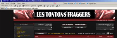 J'ai meme capturé l'entete du navigateur pour prouver que j'étais bien sous IE de merde