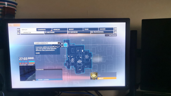 BFH ecran de déploiement